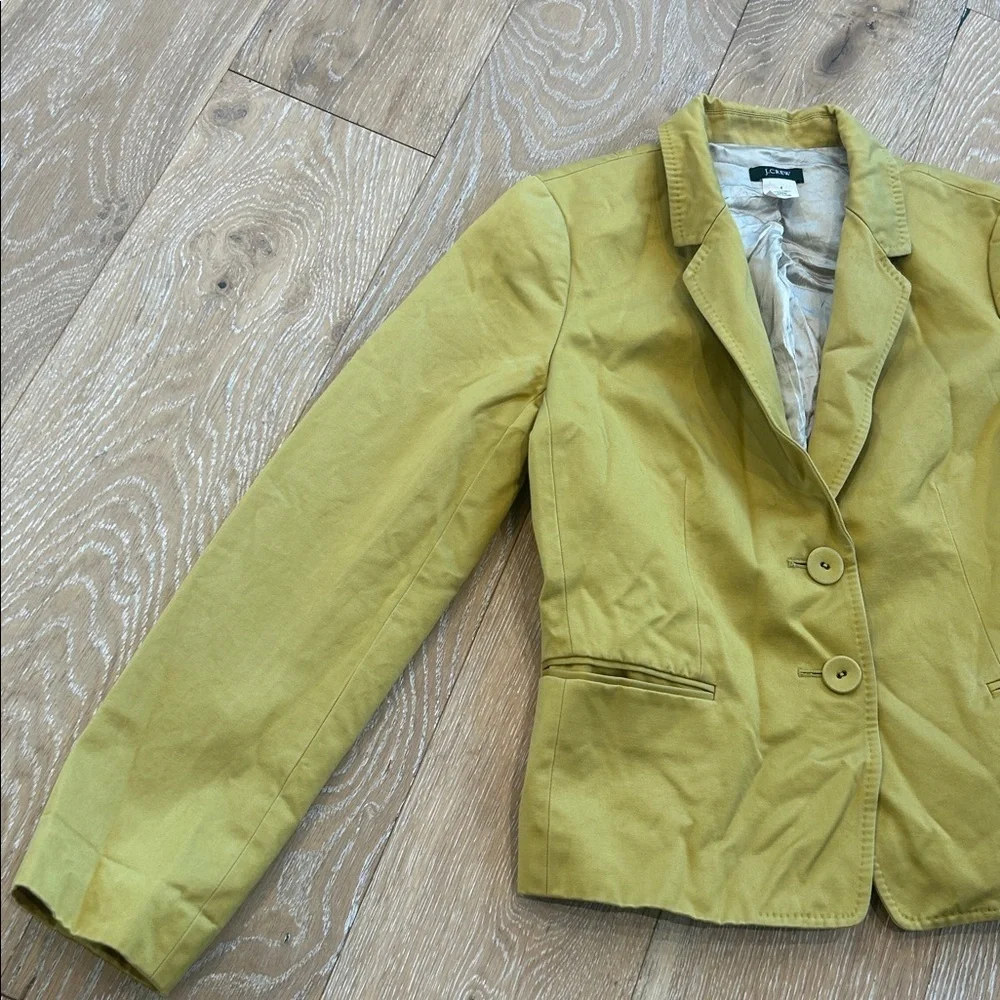 J. Crew Golden Yellow Blazer